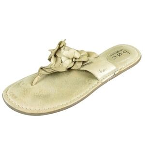 Born Women Concept Flip Flop Beige Leather Sz‎ 11 Medium Gently Used 2025